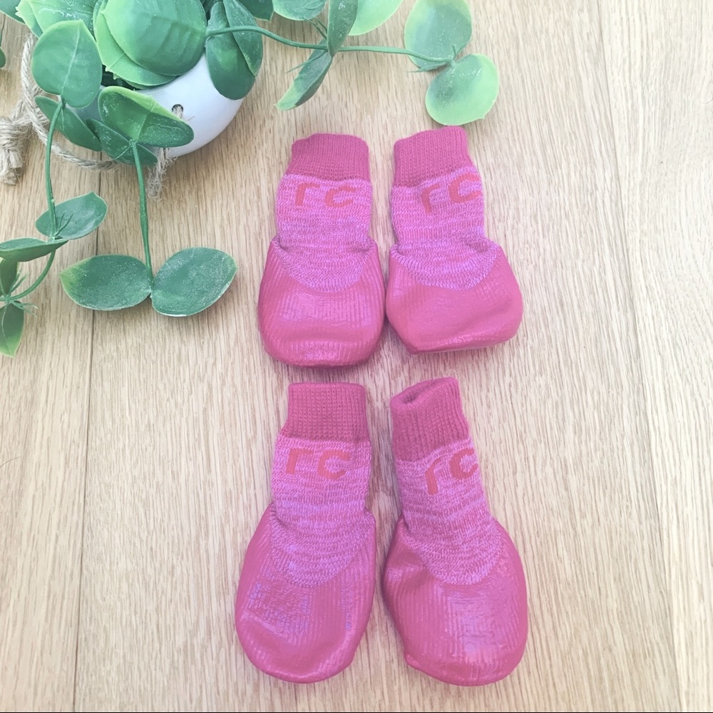 RC Canada Dog Booties Pink